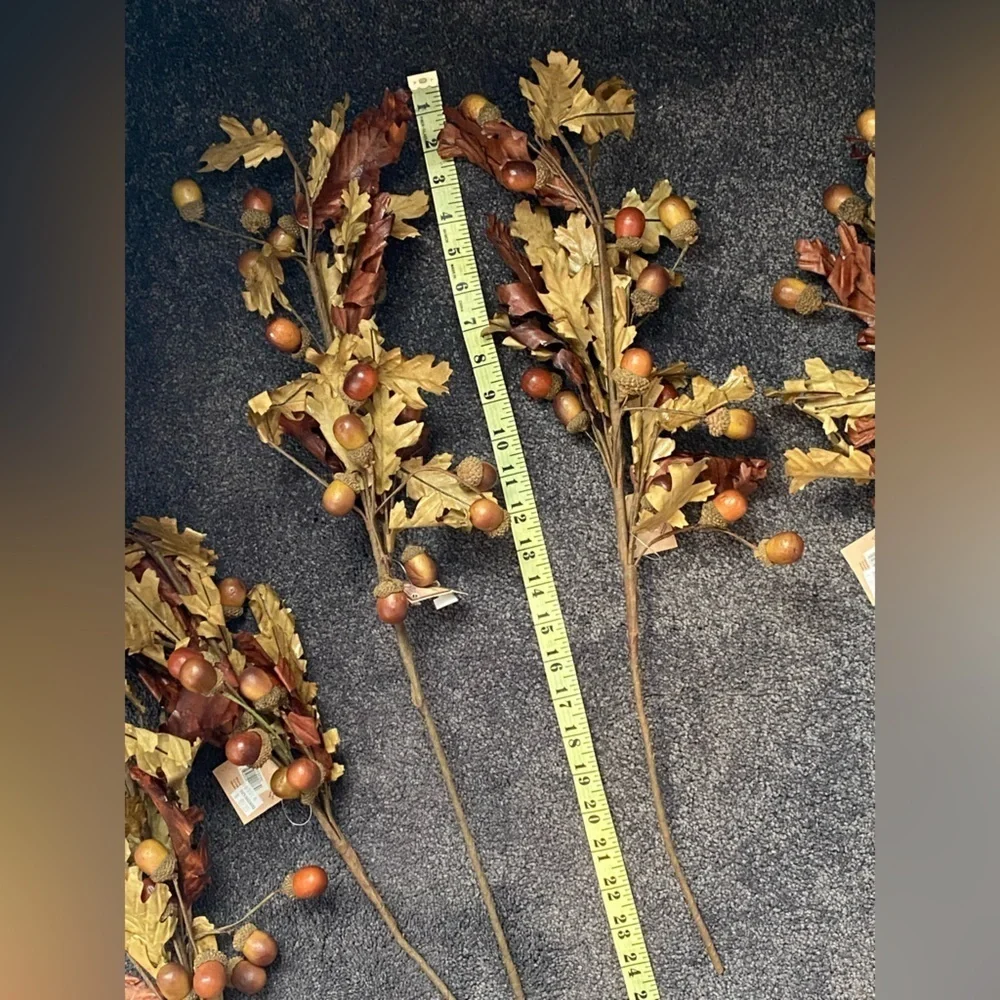 NWT Set of 6 fall acorn picks